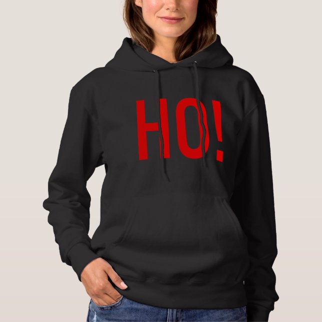 Moletom Ho Engraçado Correspondência de Natal do Pajama Ve (Frente)
