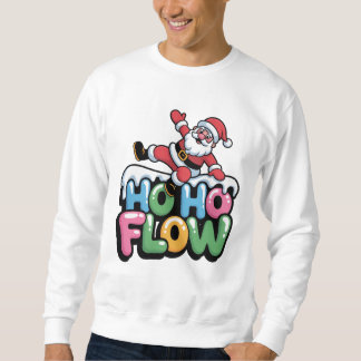 Moletom Ho Ho Flow — Dancing Santa Holiday Tee