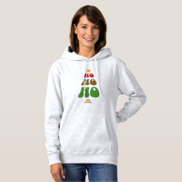 Moletom Ho Ho Ho Christmas Tree – Retro Xmas Hoodie