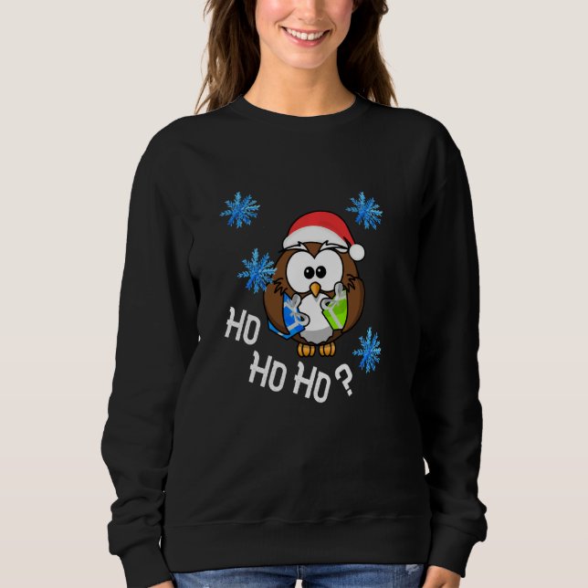 Moletom HO HO HO HO, bonitinho, estilo design B (Frente)