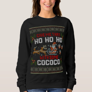 Moletom Ho Ho Ho Ugly Christmas Sweater Design