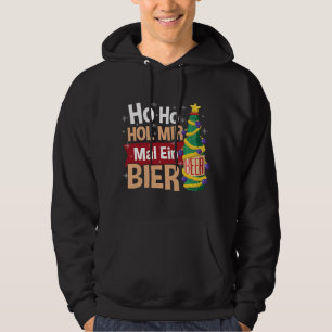 Moletom Ho Ho Hol mir ein Bier Árvore de Natal Beer259