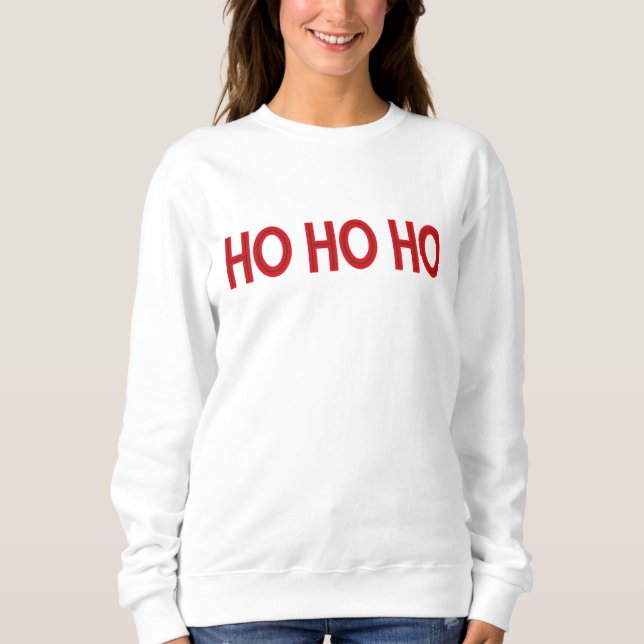 Moletom Ho Ho Red Christmas Sweshirt (Frente)