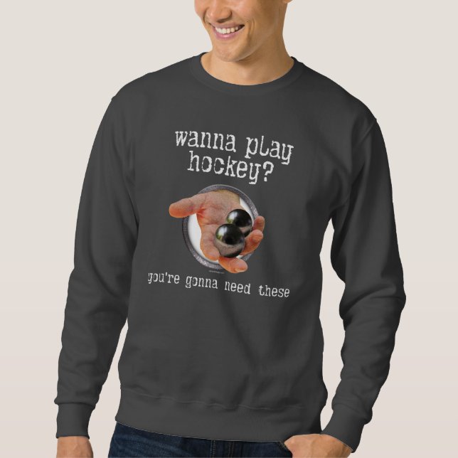 Moletom Hockey Balls Sweatshirt (Frente)