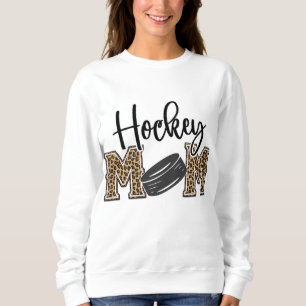 Moletom Hockey com Hóquei em Gelo da Mãe Leopardo Imprime