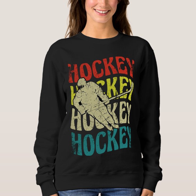 Moletom Hockey Hockey Hockey Funny Ice Hockey Frisbee Love (Frente)