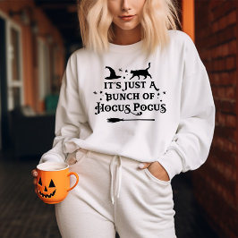 Moletom Hocus Pocus Halloween Cita Cinza feminina