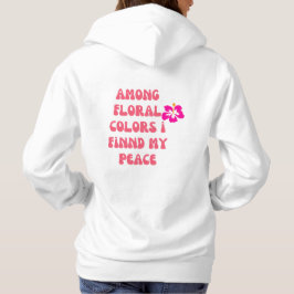 Moletom Hoddie con frase motivadora en rosa