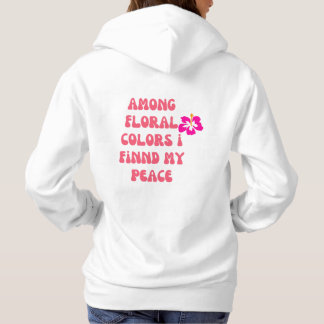 Moletom Hoddie con frase motivadora en rosa