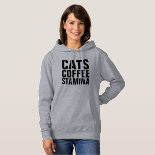 Moletom Hodies de café do café da espécie STAMINA Cat