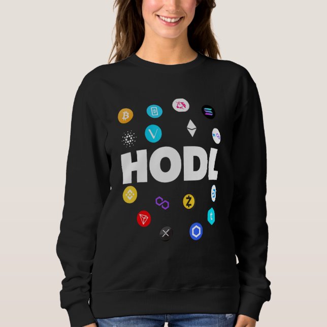 Moletom Hodl Bitametéum Cardano Xrp Cryptocurrency B (Frente)
