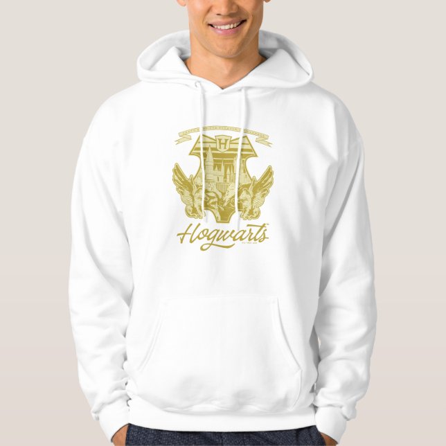 Moletom HOGWARTS™ Winged Shield Graphic (Frente)