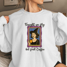 Hoje à Noite Voamos, Mas Primeiro Café - Halloween