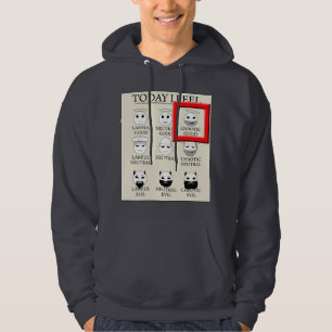 Moletom Hoje eu sinto bom caótico