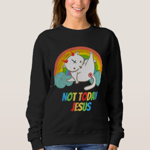 Moletom Hoje Não Jesus Adoração ao Diabo  Satânico Salve S