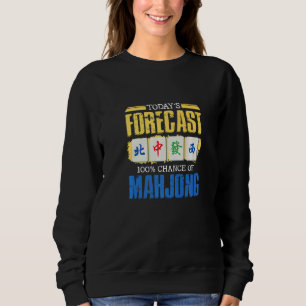 Moletom Hoje Previsão 100 Chance De Mahjong Game Mahjong