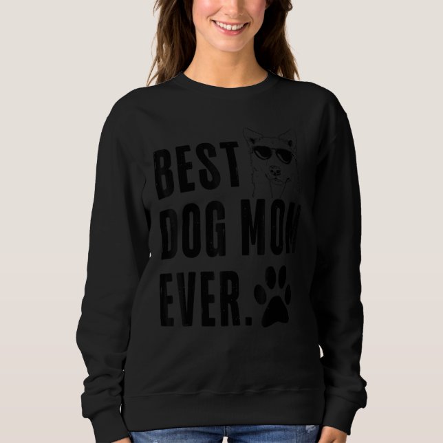 Moletom Hokkaido Mommy Mom Best Dog Mom Ever Women (Frente)