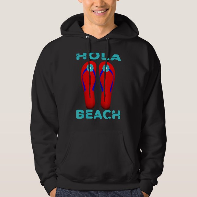 Moletom Hola Beach Vacation Summer Chinelos 12 (Frente)