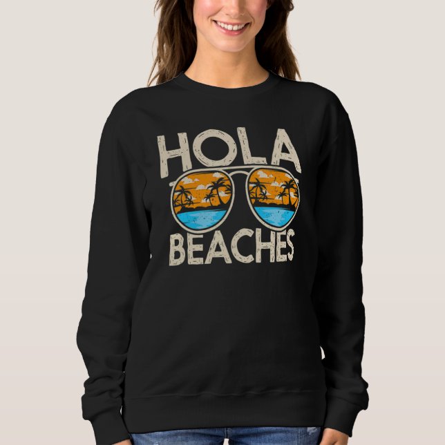 Moletom Hola Vaca Verão Tropical Getaway Beach Beache (Frente)