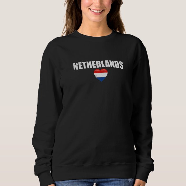 Moletom Holanda Vintage - Bandeira Holandesa (Frente)