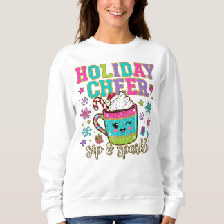 Moletom Holiday Cheers Christmas Sweatshirt