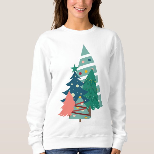 Moletom Holiday Evergreens Design (Frente)