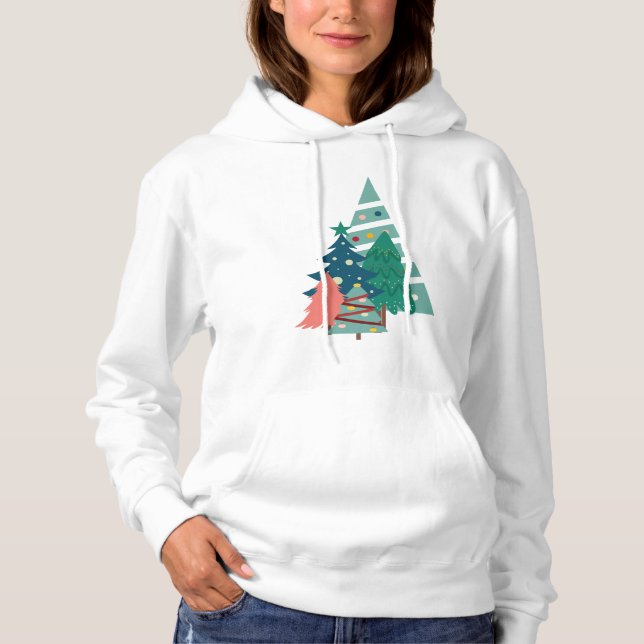 Moletom Holiday Evergreens Design (Frente)