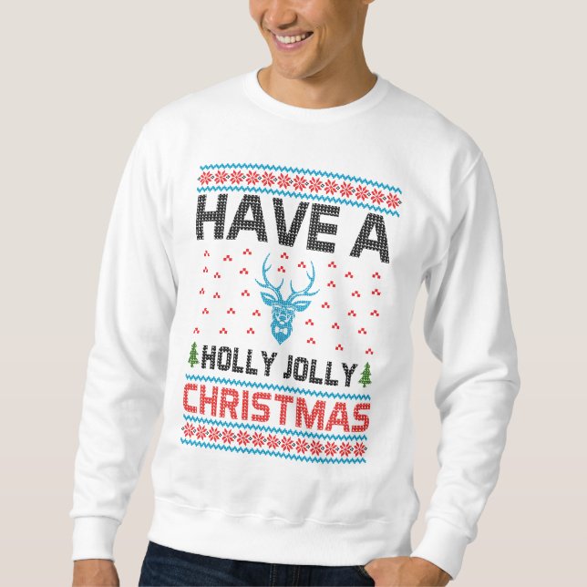 Moletom Holly Jolly Christmas (Frente)