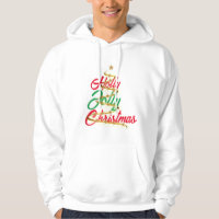 Holly Jolly Christmas Unisex Hoodie Sweatshirt