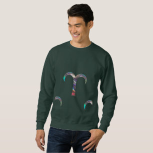 Moletom holograma aries mens