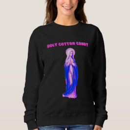 Moletom Holy Cotton Candy Vierge Marie Rose et Bleue