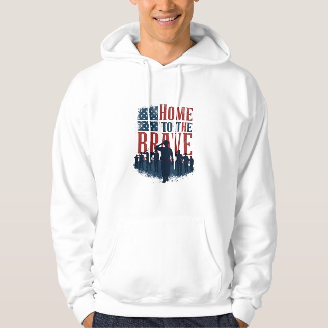 Moletom Home of the Brave Salute Tee (Frente)