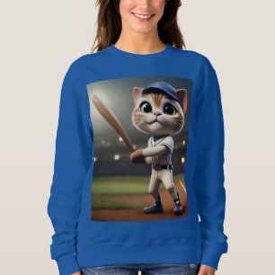Moletom Home Run Hitter: O Gato de Baseball em 3D ganha um