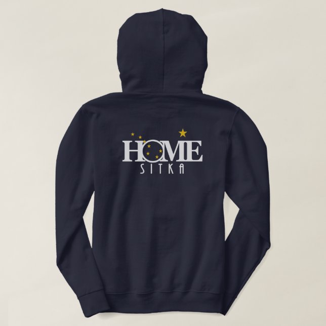 Moletom HOME Sitka Alaska (Verso do Design)