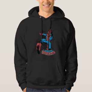 Moletom Homem-Aranha Balançando a Teia da Marvel Comics
