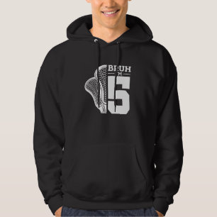 Moletom Homem de 5 anos, Lacrosse, Bruh, é o meu 5