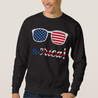 Moletom Homem de Bandeira Americano Crianças Quarto Patrió