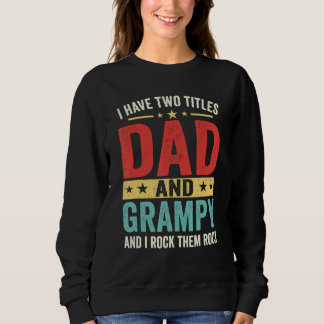 Moletom Homem Groovy Eu Tenho Dois Títulos Pai E Grampy D