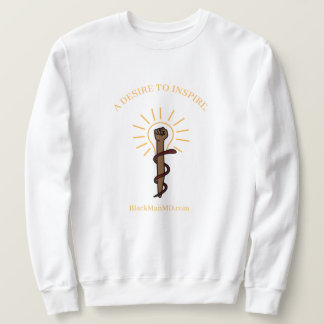 Moletom Homem Negro, M.D. Sweet Branco Unisex