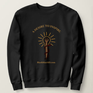 Moletom Homem Negro, M.D. Sweet Preto Unisex
