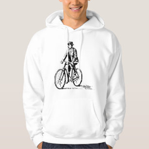 Moletom Homem numa bicicleta - Preto