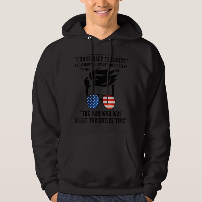Moletom Homem Que Já Não Identifico Como Teórico Da Conspi (Frente)