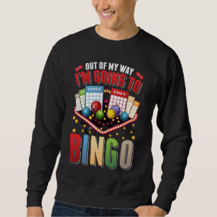 Moletom Homem Viciado em Bingo Mulher Jogador de Bingo Eng