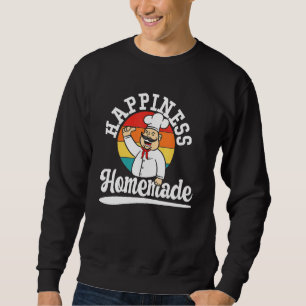 Moletom Homemade Felicidade Para Um Assistente De Cozinha