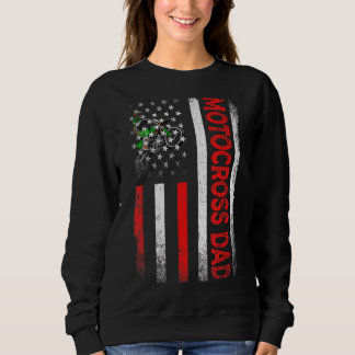 Moletom Homens Clássicos Retro-Americanos Bandeiras Motocr