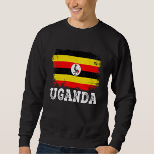 Moletom Homens de Bandeira de Uganda desolados Mulheres Cr