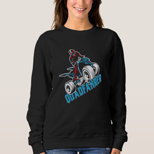 Moletom Homens legal da bicicleta Quad, camisa-mota, crian (Frente)