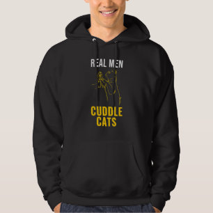 Moletom Homens Reais Encostam Gatos De Gato Dia de os pais