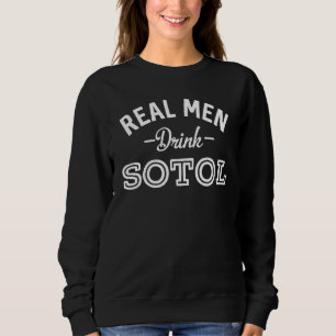 Moletom Homens Reais Tomam Sotol Engraçado Álcool Médico 1