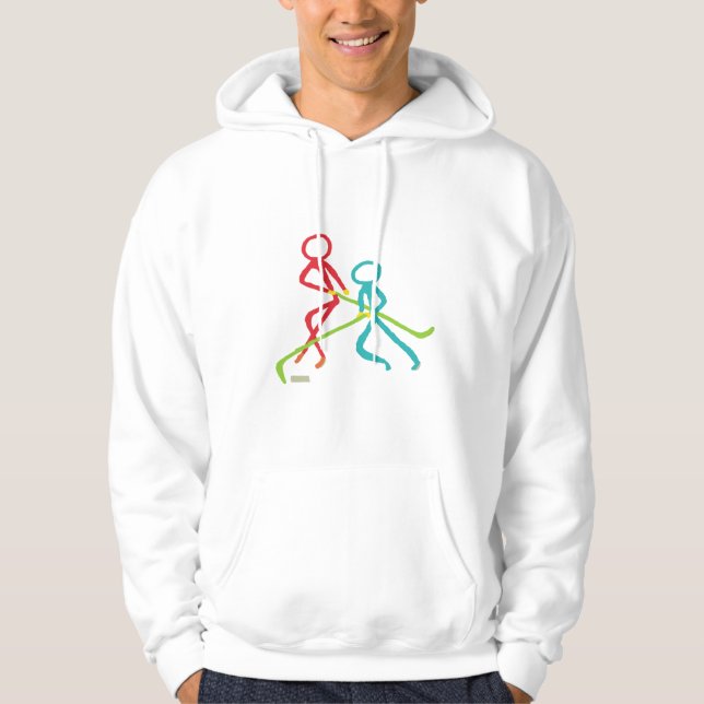 Moletom Homenzinhos de hóquei no gelo (Frente)